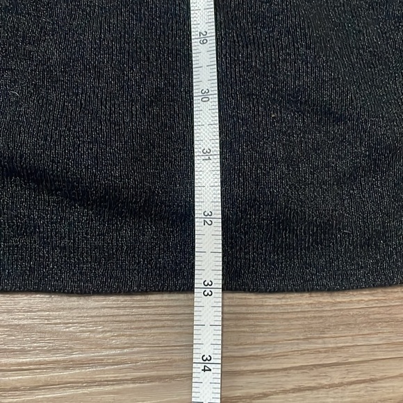 RSVP by Talbots long open cardigan Lightweight Black Slight shimmer Size M - Picture 8 of 12